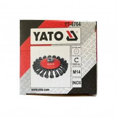 Щітка-кравцовка YATO кругова 125 d=125mm YT-4764 Щітка-кравцовка YATO кругова 125 d=125mm YT-4764